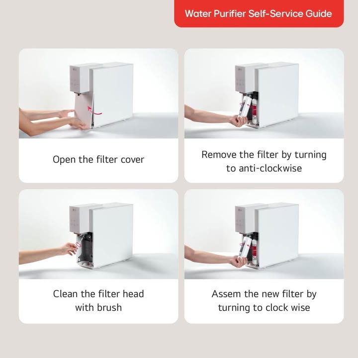 LG Subscribe Water purifier WD518AN Filter Replacement Guide 2025, LG Subscribe Water filter, LG Rent Up Subscribe Water purifier, LG Puricare Subscribe Water purifier