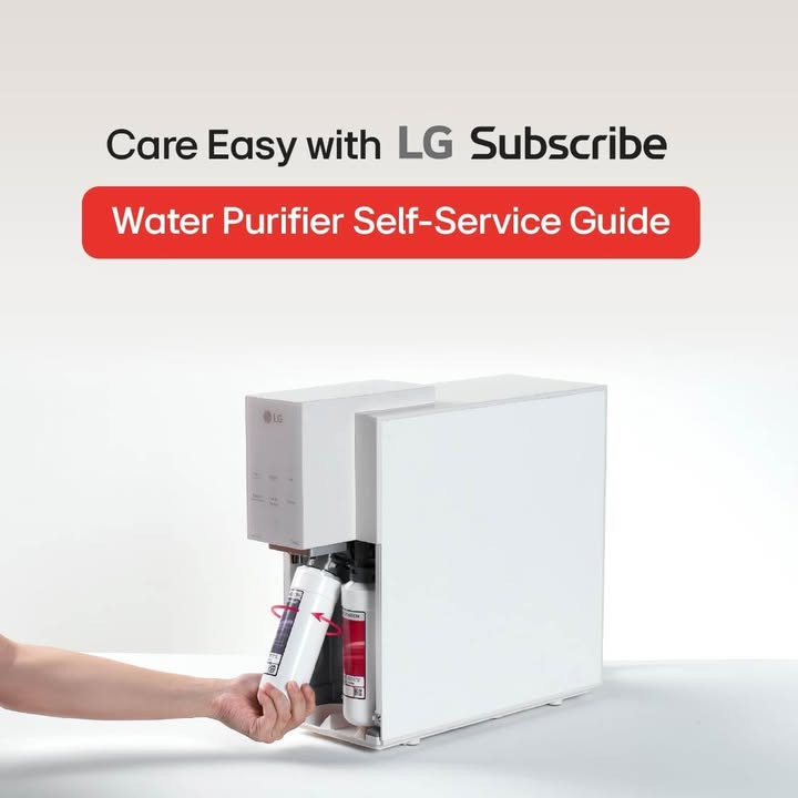 LG Subscribe Water purifier WD518AN Filter Replacement Guide 2025, LG Subscribe Water filter, LG Rent Up Subscribe Water purifier, LG Puricare Subscribe Water purifier