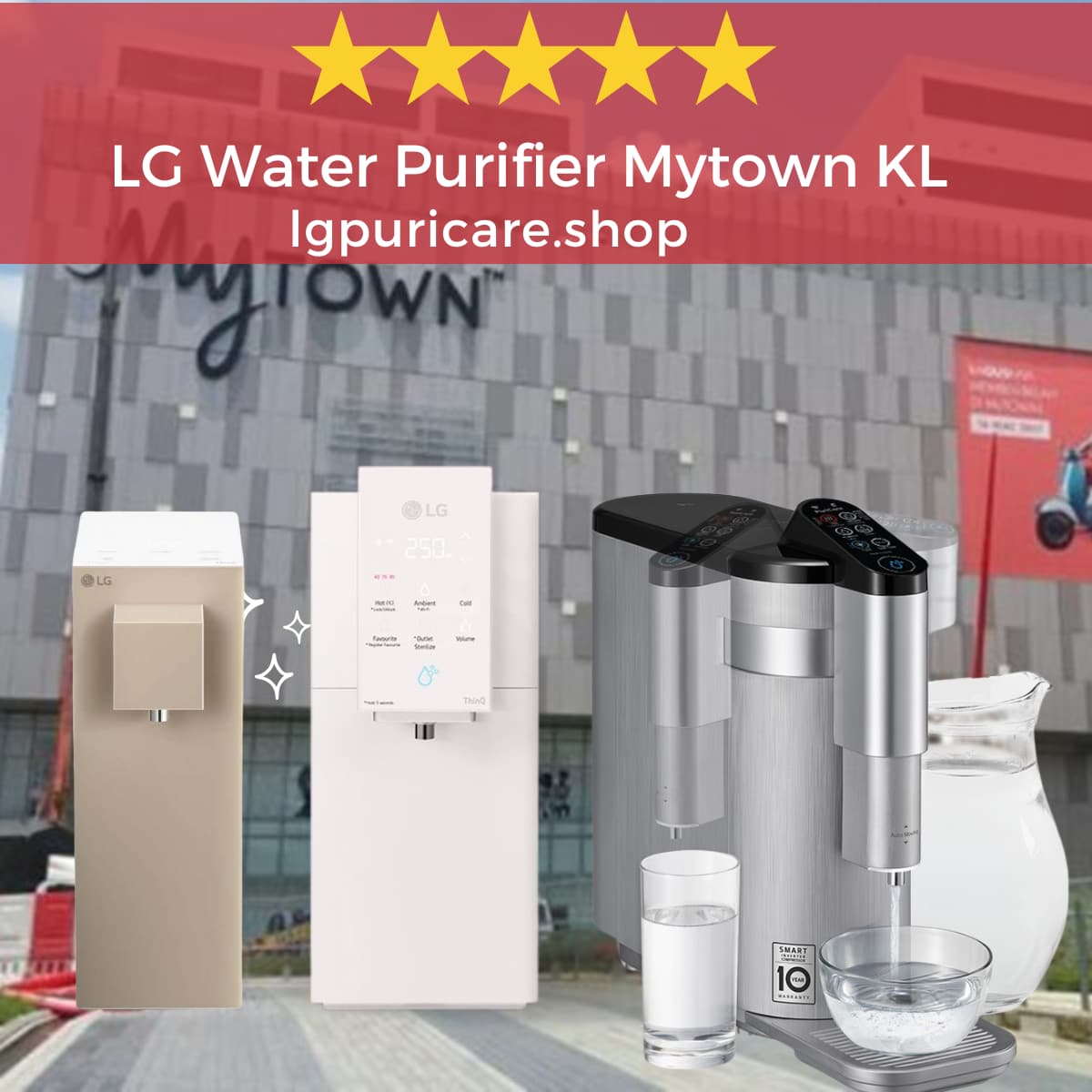 LG PuriCare Water Purifier Mytown KL WD516AN & WD518AN, LG PuriCare Water Filter Mytown KL WD516AN & WD518AN, LG Rental Up Water Purifier Mytown KL WD516AN & WD518AN, LG Rental Up Water Filter Mytown KL WD516AN & WD518AN,