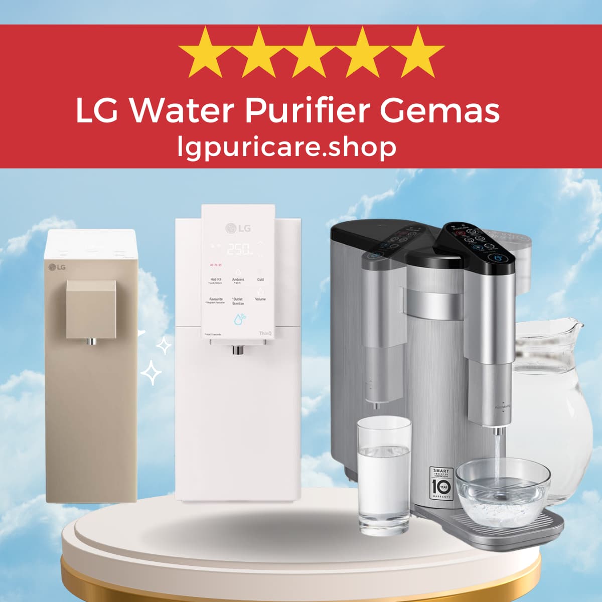LG PuriCare Water Purifier Gemas WD516AN & WD518AN, LG PuriCare Water Filter Gemas WD516AN & WD518AN, LG Rental Up Water Purifier Gemas WD516AN & WD518AN, LG Rental Up Water Filter Gemas WD516AN & WD518AN,