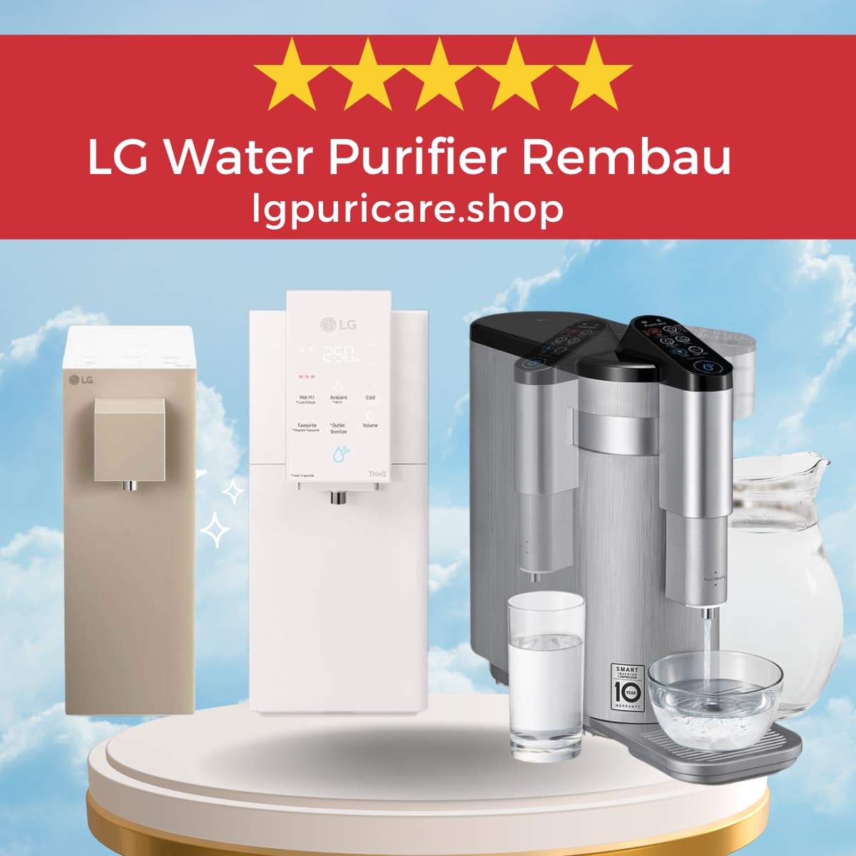 LG PuriCare Water Purifier Rembau WD516AN & WD518AN, LG PuriCare Water Filter Rembau WD516AN & WD518AN, LG Rental Up Water Purifier Rembau WD516AN & WD518AN, LG Rental Up Water Filter Rembau WD516AN & WD518AN,
