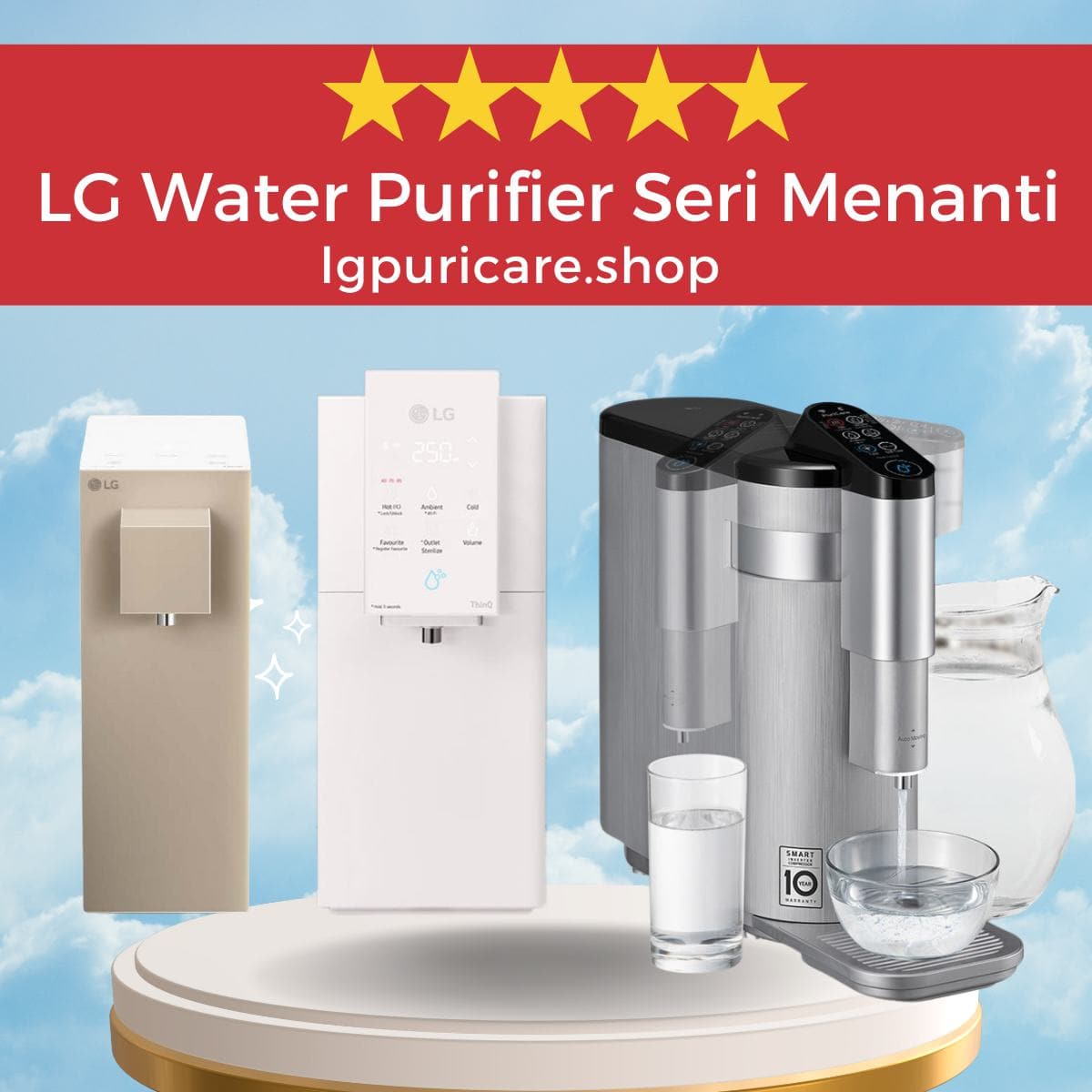 LG PuriCare Water Purifier Seri Menanti WD516AN & WD518AN, LG PuriCare Water Filter Seri Menanti WD516AN & WD518AN, LG Rental Up Water Purifier Seri Menanti WD516AN & WD518AN, LG Rental Up Water Filter Seri Menanti WD516AN & WD518AN,