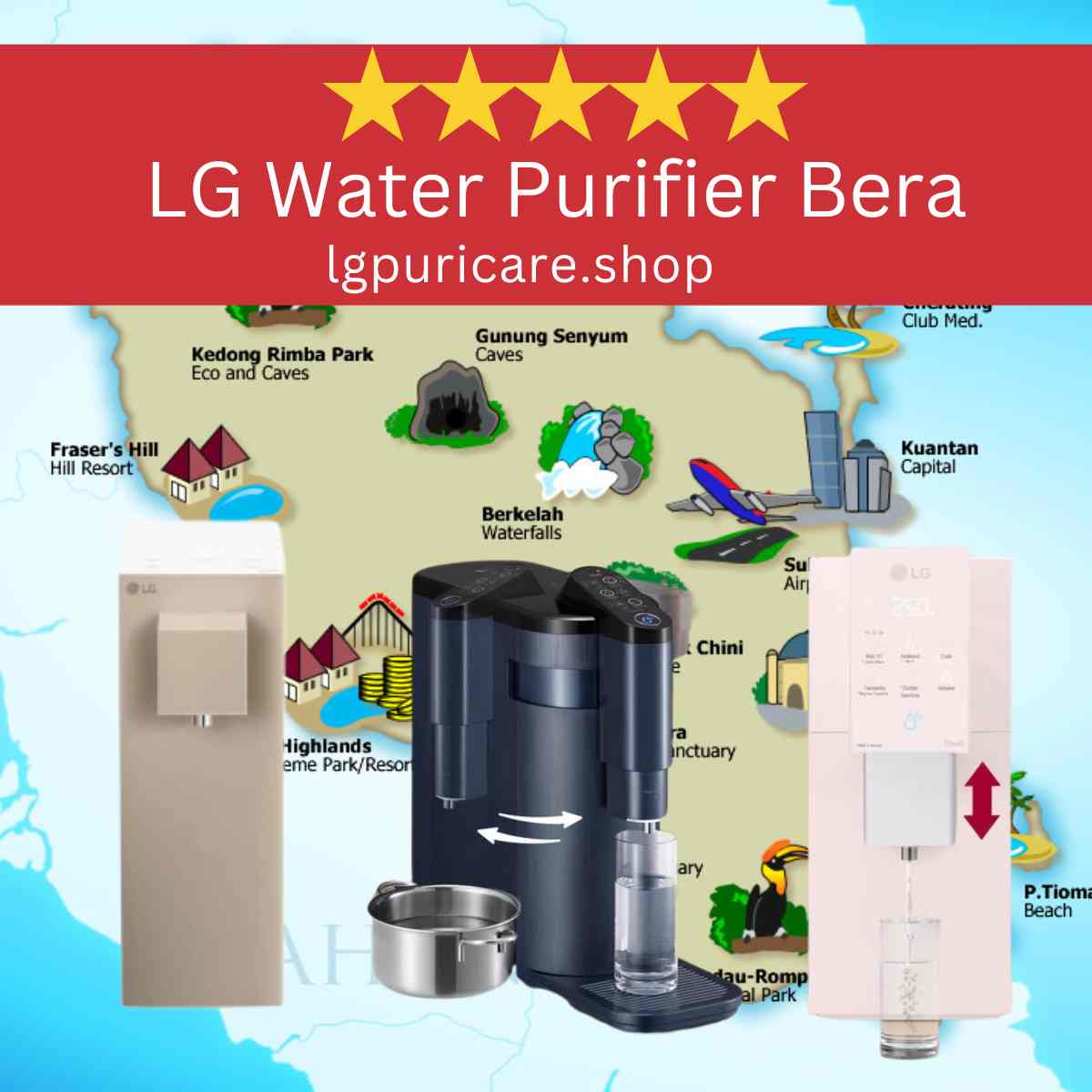 LG PuriCare Water Purifier Bera WD516AN & WD518AN, LG PuriCare Water Filter Bera WD516AN & WD518AN, LG Rental Up Water Purifier Bera WD516AN & WD518AN, LG Rental Up Water Filter Bera WD516AN & WD518AN,