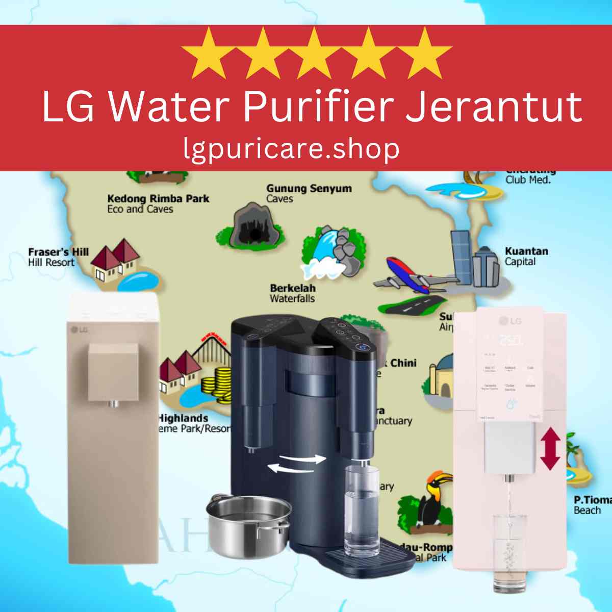 LG PuriCare Water Purifier Jerantut WD516AN & WD518AN, LG PuriCare Water Filter Jerantut WD516AN & WD518AN, LG Rental Up Water Purifier Jerantut WD516AN & WD518AN, LG Rental Up Water Filter Jerantut WD516AN & WD518AN,