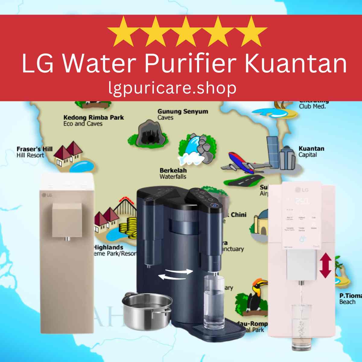 LG PuriCare Water Purifier Kuantan WD516AN & WD518AN, LG PuriCare Water Filter Kuantan WD516AN & WD518AN, LG Rental Up Water Purifier Kuantan WD516AN & WD518AN, LG Rental Up Water Filter Kuantan WD516AN & WD518AN,