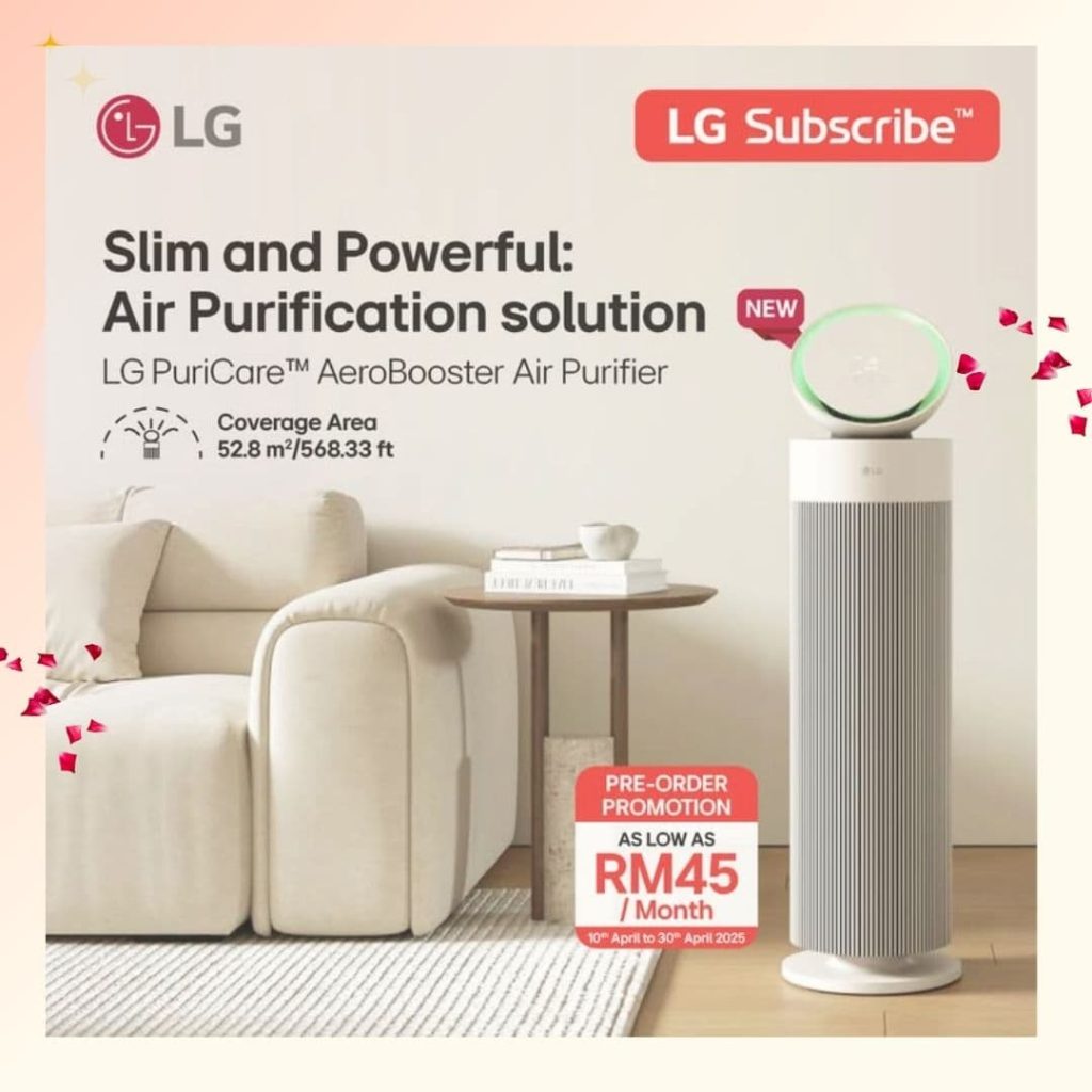 LG Subscribe Rent Up Air Purifier AeroBooster