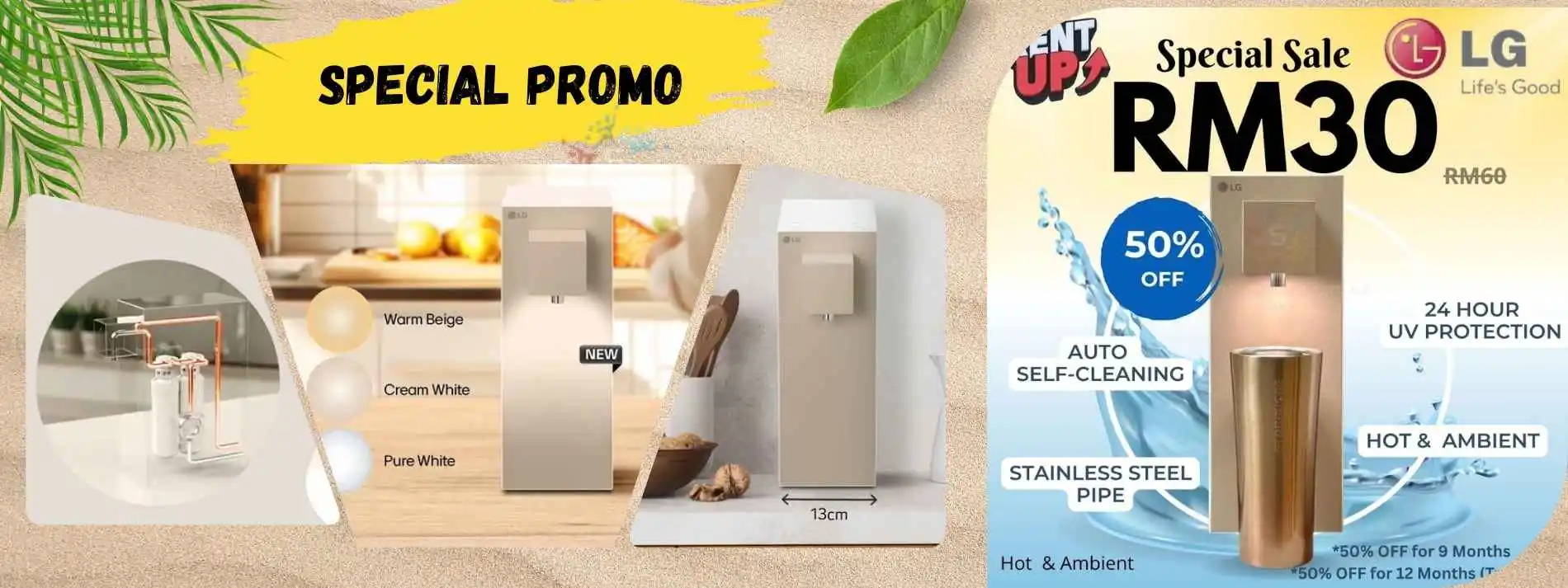 LG Water Purifier Puricare Can Ready Clean Water For You Anytime with hot and ambient WD210MN