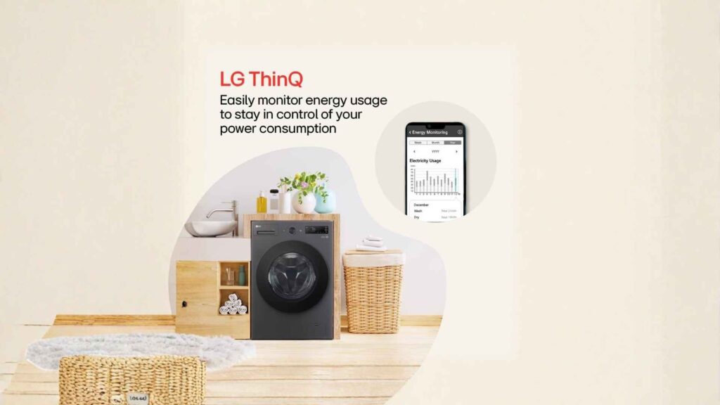 LG Subscribe Front Load Washer Dryer 10/6kg ThinQ App