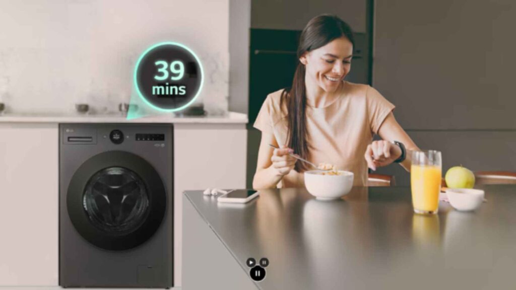 LG Subscribe 15/8kg Front Load Washer Dryer semenyih