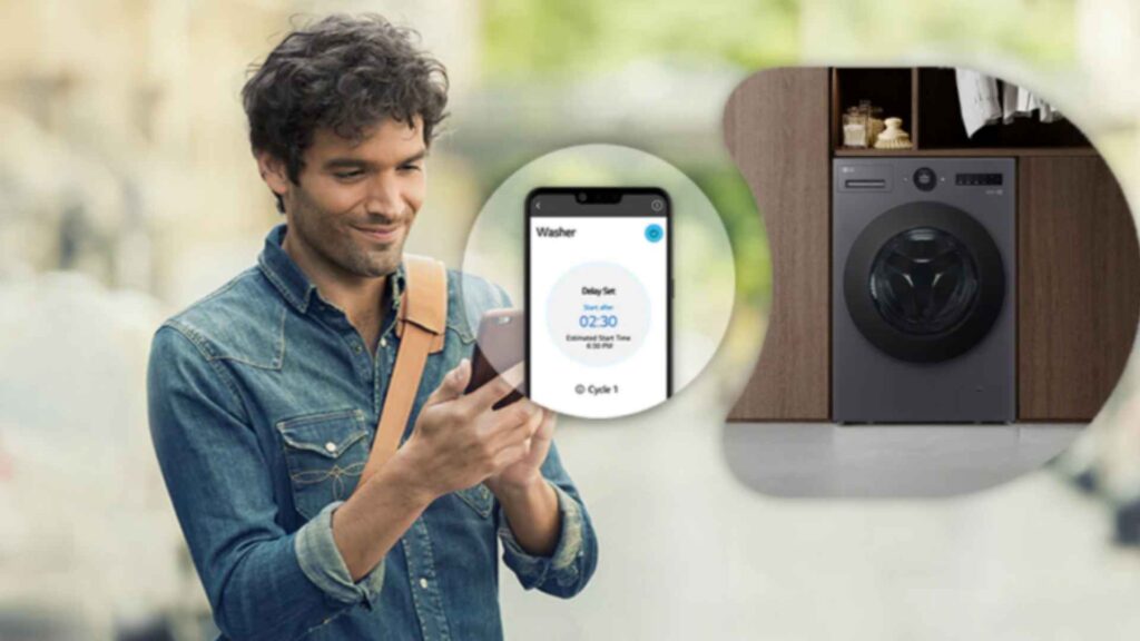 LG Subscribe 15/8kg Front Load Washer Dryer ampang