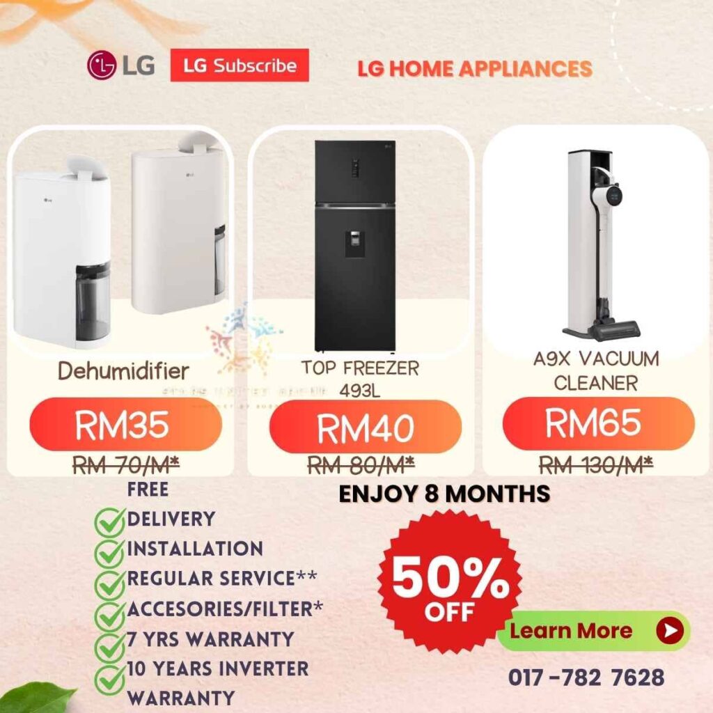 LG Subscribe Home Appliances promo 2026
