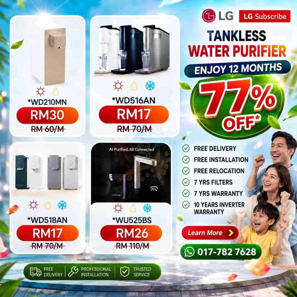 LG Subscribe Rent Up Water Purifier rent to own 2026