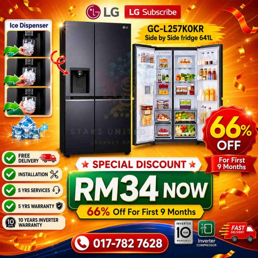 LG Subscribe Side By Side Fridge 2026 Promo