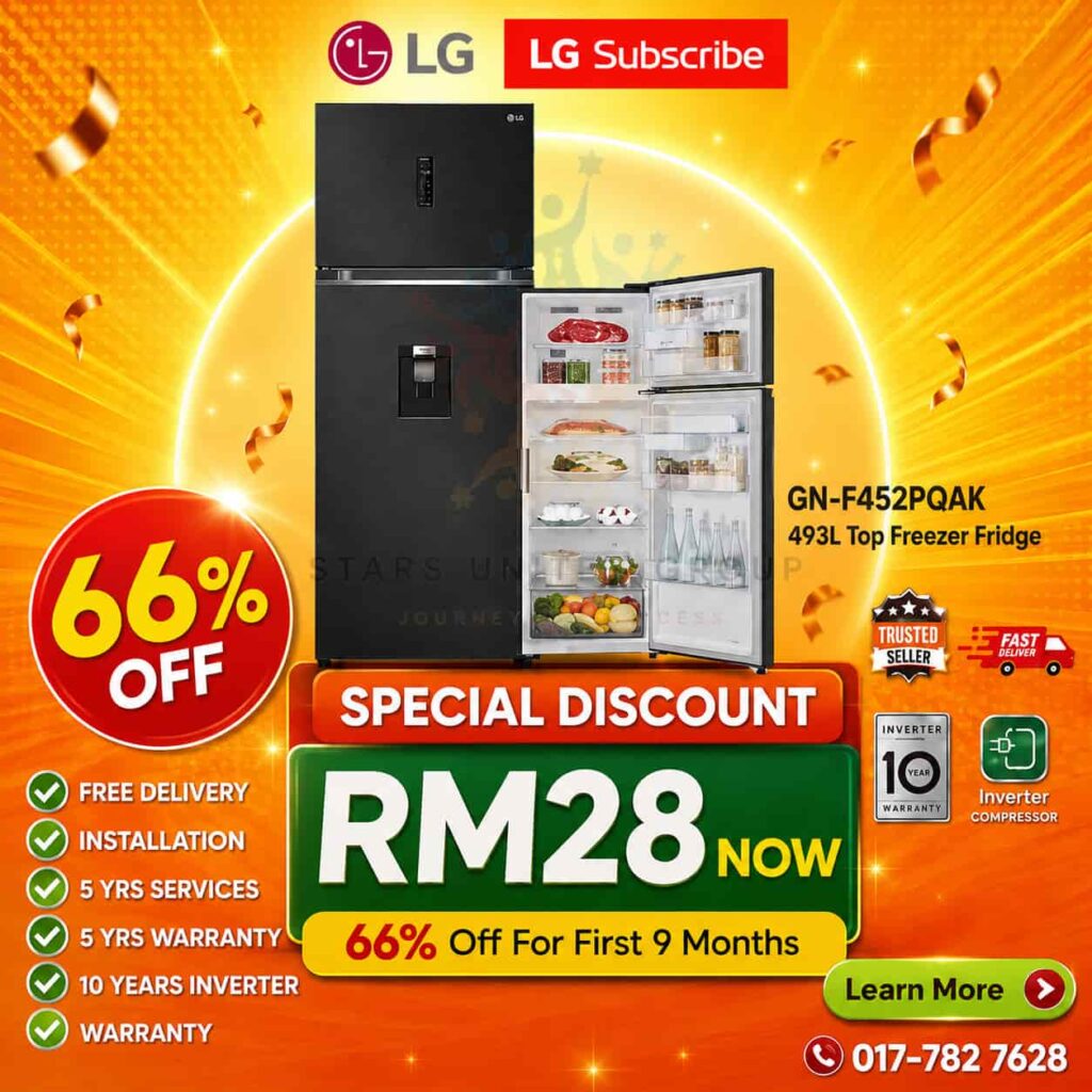 LG fridge rent to own Malaysia 2026