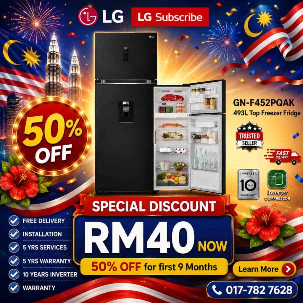 LG fridge rent to own Malaysia 2026