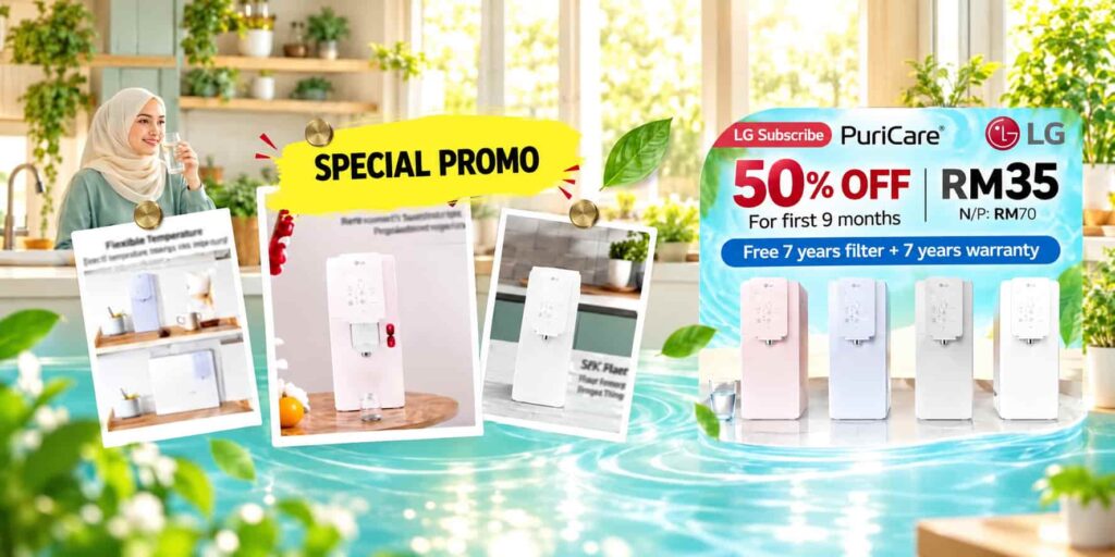 lg subscribe tankless hot cold and ambient water purifier model WD518AN