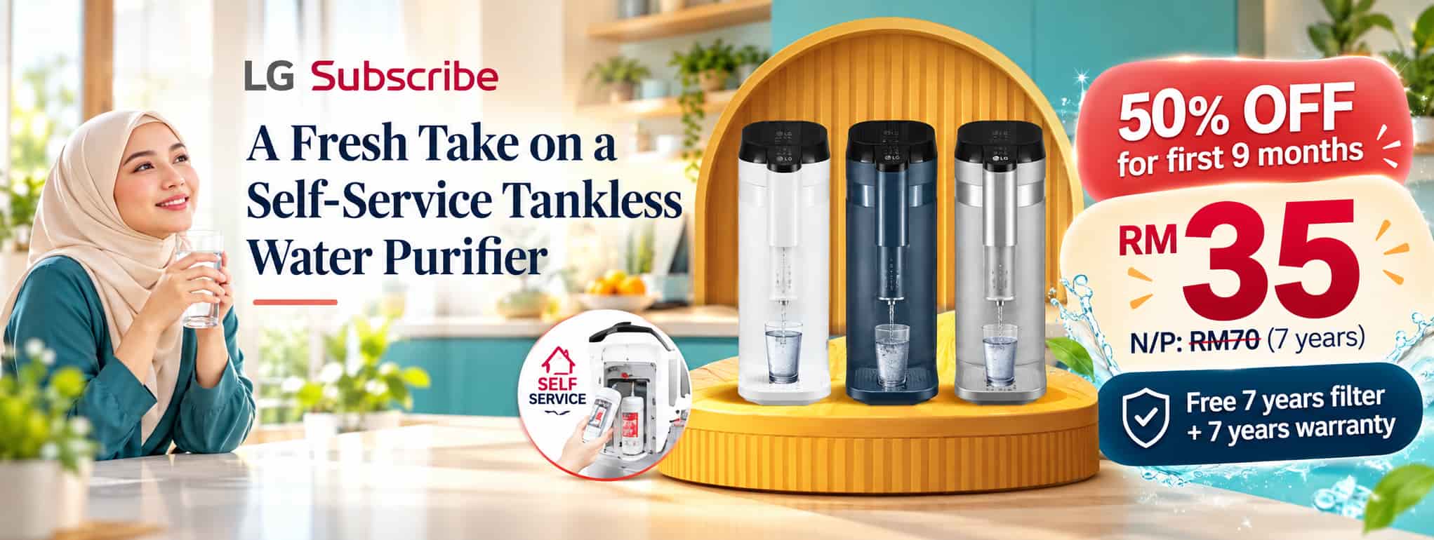 lg water purifier hot cold and ambient